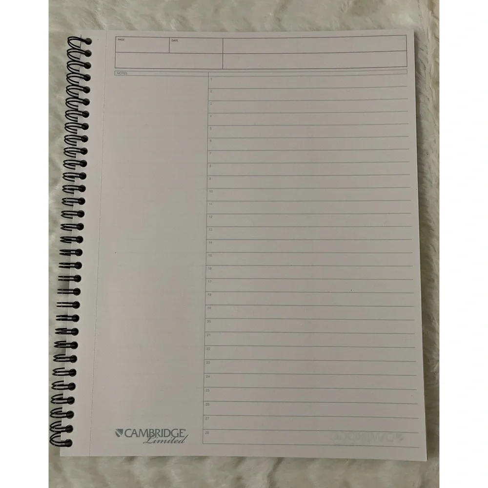 NEW Lot of 2 Cambridge Limited Business Notebooks Premium Paper 11 x 8-3/8